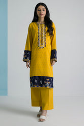 Embroidered Kurta Trouser - 0887 - Asian Style House