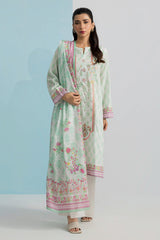 Embroidered Kurta Dupatta - 2290