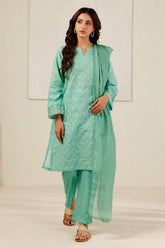 Embroidered Kurta Dupatta Trouser - 2111 - Asian Style House
