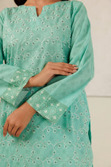 Embroidered Kurta Dupatta Trouser - 2111