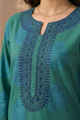 Embroidered Kurta - 2282