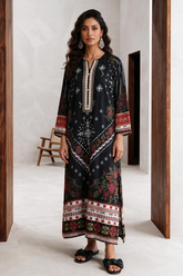 Printed Kaftaan Dress - 3083