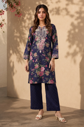 Embroidered Kurta Trouser - 2377