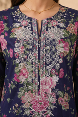 Embroidered Kurta Trouser - 2377