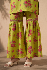 Embroidered Kurta Trouser - 2386
