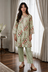 Embroidered Kurta Trouser - 2643 - Asian Style House