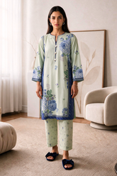 Embroidered Kurta Trouser - 2867 - Asian Style House