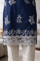 Embroidered Kurta Trouser - 3253