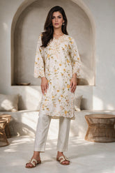Embroidered Kurta Trouser - 3323