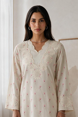 Embroidered Kurta Trouser - 3703