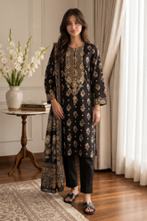 Embroidered Kurta Dupatta Trouser - 1959 - Asian Style House
