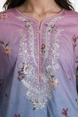 Embroidered Kurta Dupatta Trouser - 1963