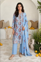 Embroidered Kurta Dupatta Trouser - 2535 - Asian Style House