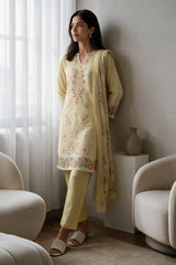 Embroidered Kurta Dupatta Trouser - 2732