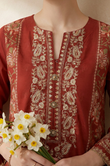 Embroidered Kurta Dupatta Trouser - 2997