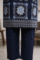 Embroidered Kurta Dupatta Trouser - 3404