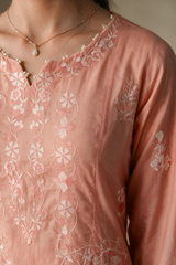 Embroidered Kurta Dupatta Trouser - 3421
