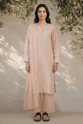 Embroidered Kurta Dupatta Trouser - 3731
