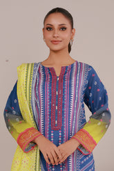 Embroidered Kurta Dupatta - 2936 - Asian Style House