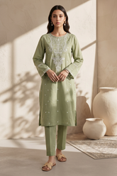 Embroidered Kurta Trouser - 2571 - Asian Style House