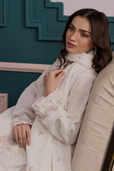 Embroidered Kurta Shawl Trouser - 2555