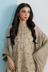 Embroidered Kurta Dupatta Trouser - 2589