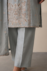 Embroidered Kurta Dupatta Trouser - 2594