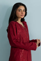 Embroidered Kurta Dupatta Trouser - 2607