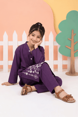 Embroidered Kurta Trouser - 2466