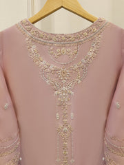 2 Piece- Pure Sheesha Silk Embroidered Suit S114249