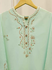 2 Piece - Embroidered Cambric Suit S114313