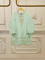 2 Piece - Embroidered Cambric Suit S114313