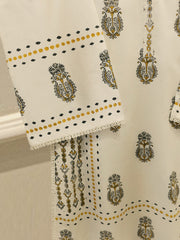 2 Piece - hand block print Cambric Suit S114340