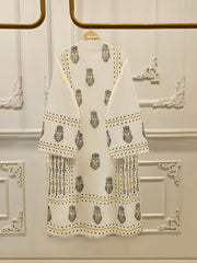 2 Piece - hand block print Cambric Suit S114340