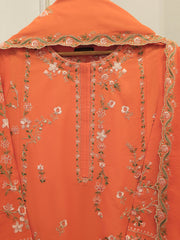 3 Piece - Embroidered Cambric Suit S114602