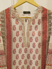 Elegant Digital Printed Cambric Shirt S114722