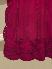 2 Piece - Pure Embroidered Cotton Net Suit S114960