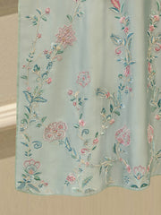 Pure Sheesha Silk Embroidered Shirt S114956