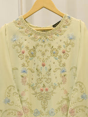2 Piece - Pure Khaddi Silk Embroidered Suit S114260