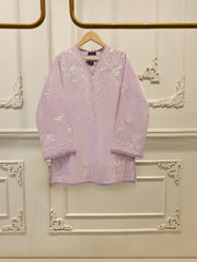 2 Piece- Pure Sheesha Silk Embroidered Suit S114962