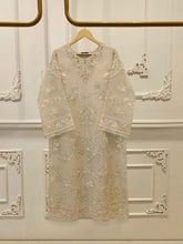 2 Piece - Pure Organza Embroidered Suit S114961