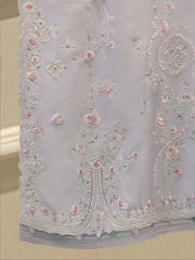 3 Piece- Pure Sheesha Silk Embroidered Suit S115308
