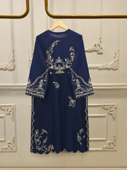 3 Piece - Pure Khaddi Silk Embroidered Suit S115550