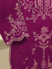 Embroidered Kora Cotton Shirt-S114971