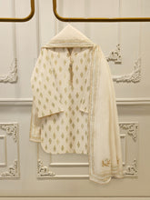 3 Piece - Hand Block Printed Kora Cotton Suit S114195