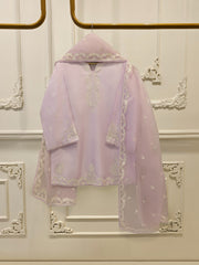 2 Piece - Pure Embroidered Korean Silk Suit S114954