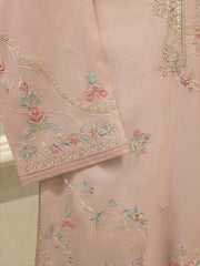 3 Piece - Pure Khaddi Silk Embroidered Suit S114730