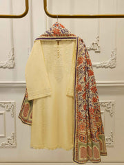 3 Piece - Embroidered Cambric Suit S114818