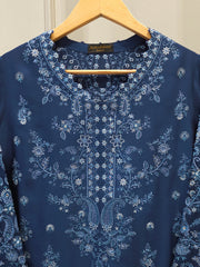 2 Piece- Pure Sheesha Silk Embroidered Suit S114863