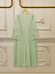 Pure Embroidered Sheesha Silk Shirt S114943